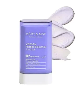 Vegan Peptide Bakuchiol Sun Stick SPF50+ PA++++ – Αντηλιακό στικ με μπακουχιόλη και πεπτίδια για αντιγηραντική δράση