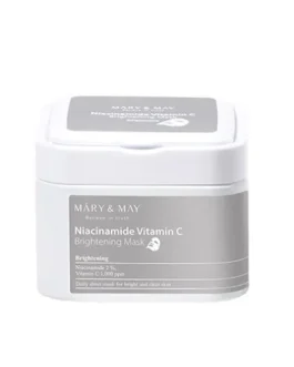 Niacinamide Vitamin C Brightening Mask – 30 Μάσκες για λάμψη και εξομάλυνση τόνου