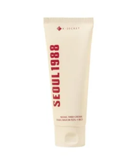 SEOUL 1988 Cream: Snail Mucin 93% + Rice – Ενυδατική κρέμα με έκκριμα σαλιγκαριού